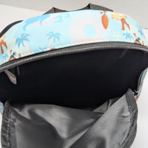 Disney Princess Moana Mini Backpack Bookbag Adjustable Straps Zippered Bioworld - Picture 7 of 11